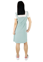 Drawstring Dress in Mint-Dresses-Elynn Reflection